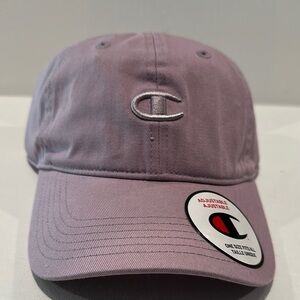 NWT Champion Lilac Adjustable Baseball Cap.